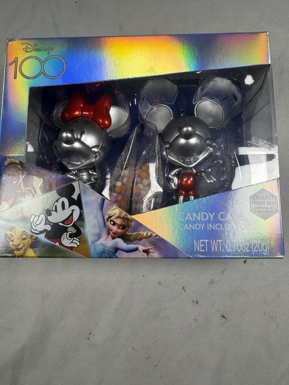 Disney 100 Mickey & Minnie Candy Case Set w/ Candy New Gift Box Collectible